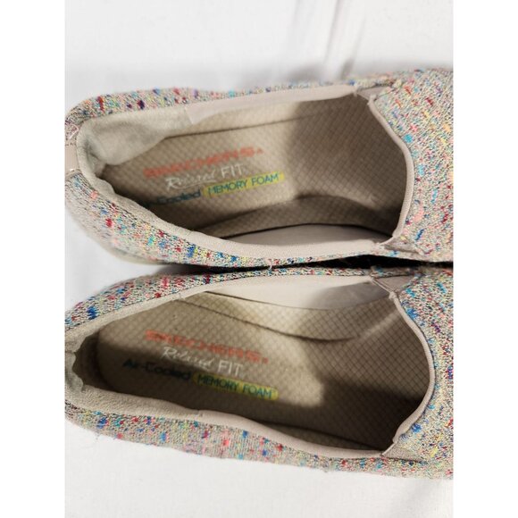 Sketchers Womens Loafer Shoe Comfort Slip on Stretchable Knit Walking US 8 - Picture 8 of 9